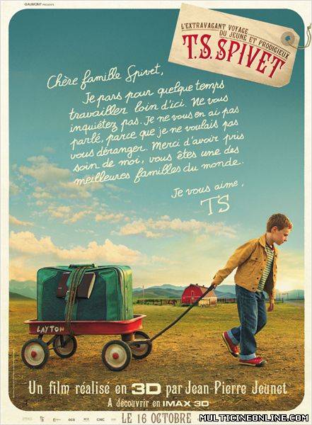 Ver El extraordinario viaje de T.S. Spivet (2013) Online Gratis