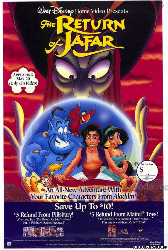 Ver El retorno de Jafar (The Return of Jafar (Aladdin 2)) (1994) Online Gratis